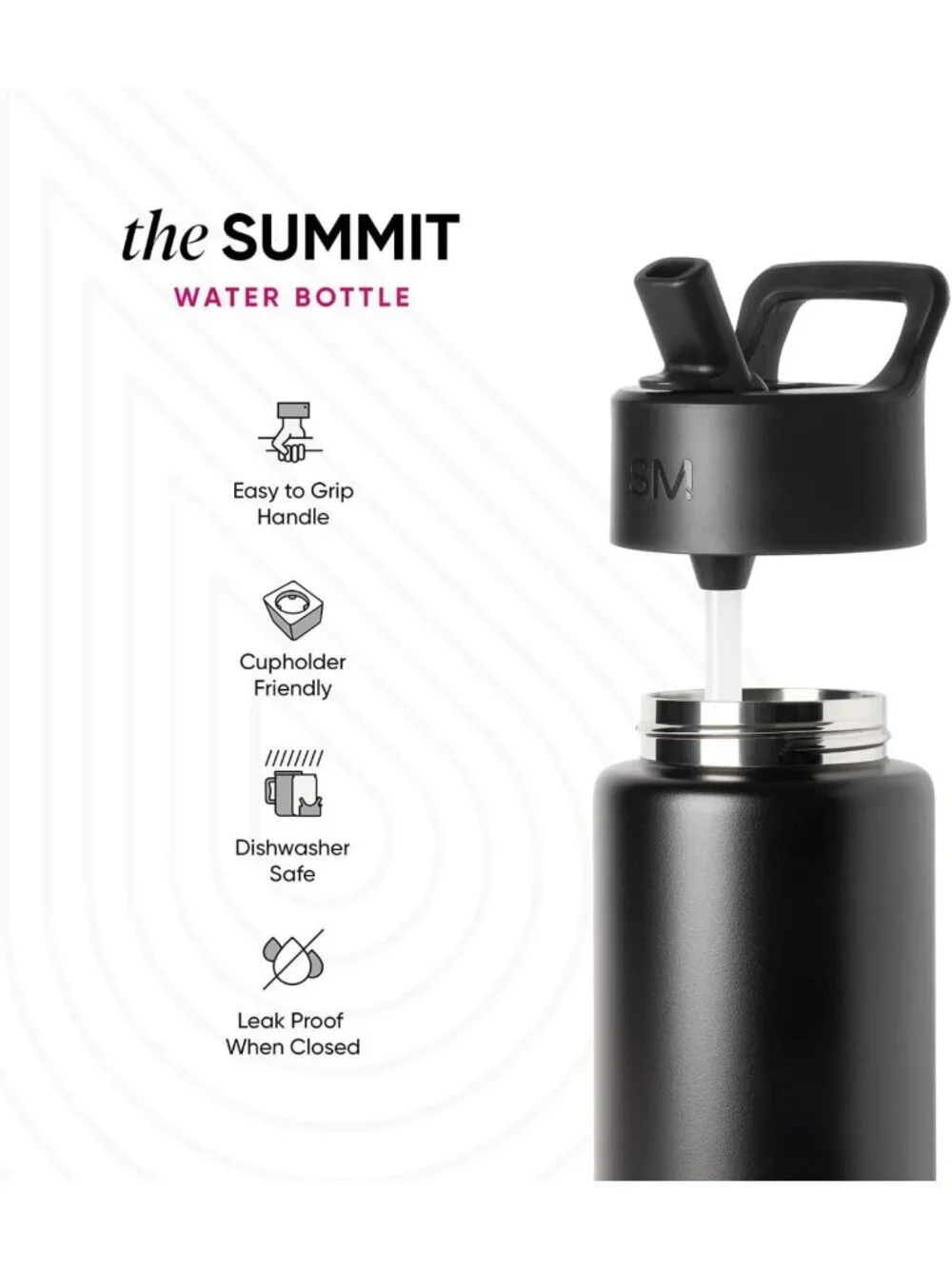 Insulated 14oz Kids Water Bottle & Toddler Cup | Spill Proof Tumbler with Straw